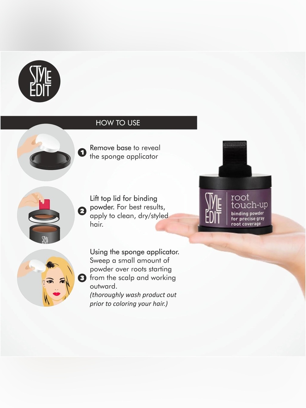 Style Edit Root Powder - Medium Red - Picture 3 of 7